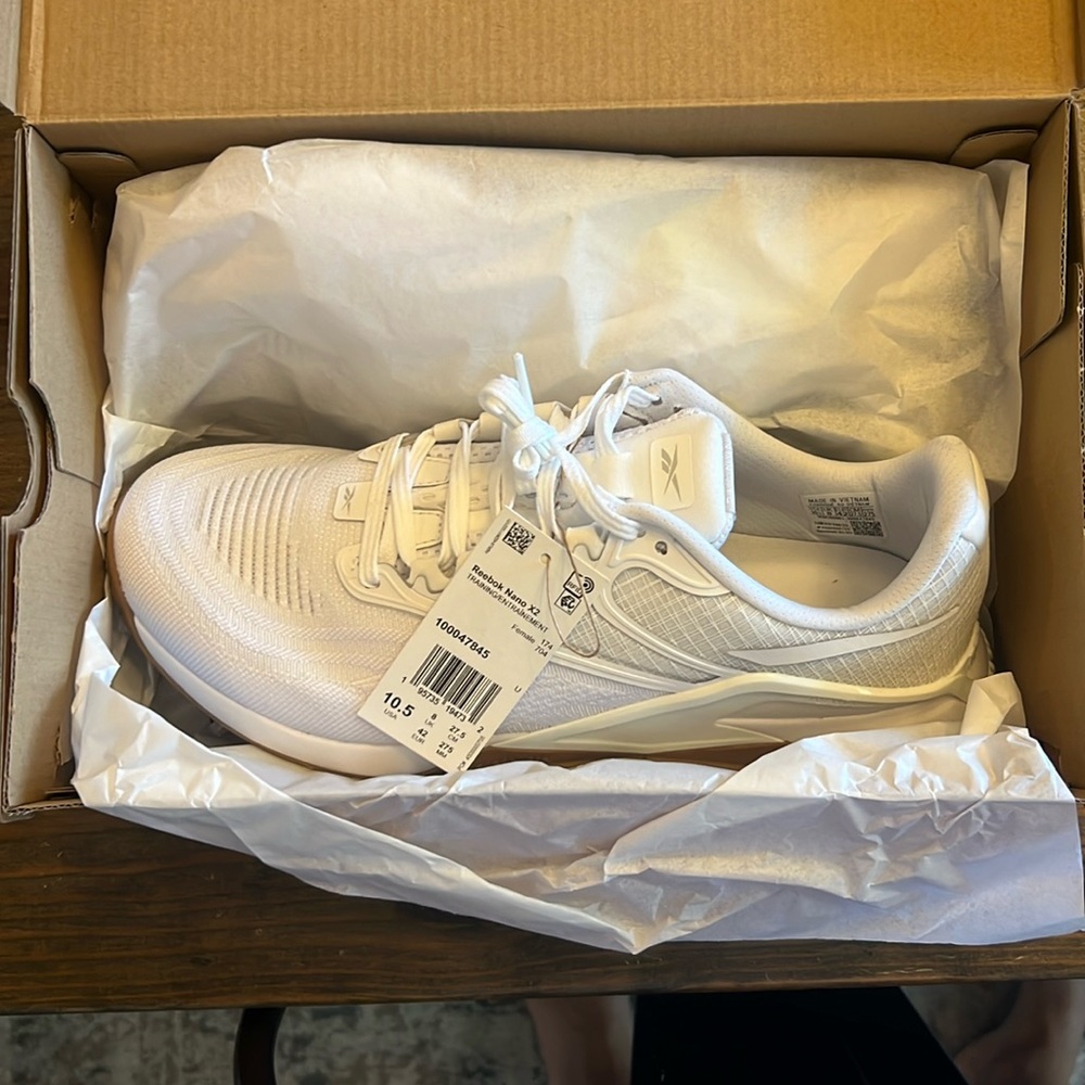Brand new in box Reebok nano X2. Great CrossFit shoe. 10.5 women’s.